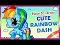 How to Draw A Rainbow Dash My Little Pony ...