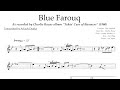 Blue Farouq - Blue Mitchell Solo Transcription (Bb). Transcribed by Arkady Dudka.