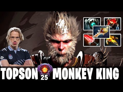 TOPSON MONKEY KING MID [DOTA 2] - LEVEL 25 MONKEY KING DOTA 2 PRO GAMEPLAY