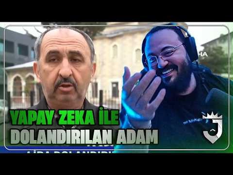 Jahrein watches a man who was scammed by AI.