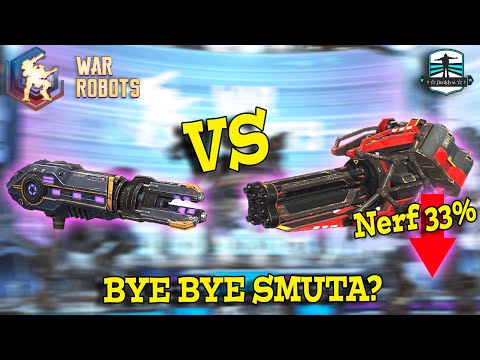 Smuta Nerf vs Puncher - Weapon Comparison - War Robots 4K Ultra HD