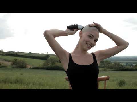 Haare ab 2012 - woman long to bald headshave (4K remaster)
