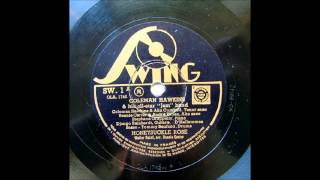 Honeysuckle Rose Coleman Hawkins & his all star jam band    Paris session 1937