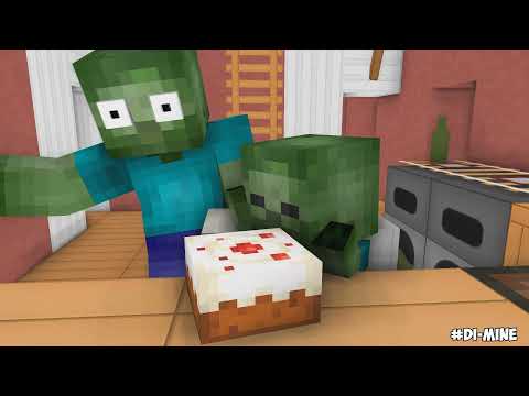 Monster School : Baby Skeleton and Herobrine - Life Story - Minecraft Animation