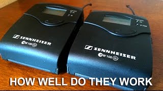 Video thumbnail for Sennheiser ew100 G2 Distance Demo by Stringer Media