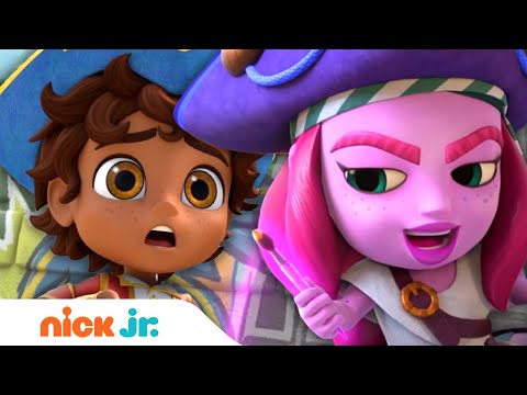 Escarlata La Pirata Steals Magic Paint Brush! | Santiago of the Seas | Nick Jr.