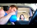 Funny Helium in the Drive Thru!