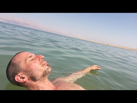 Floating in the Dead Sea in Israel ...You Can't Sink!