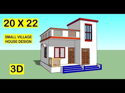 20 X 22 small village house plan II 440 ghar ka naksha II 20 x 22 home design