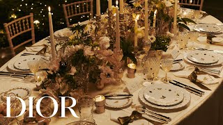 Dior Discover the Magical Dior Maison Holiday Table Setting