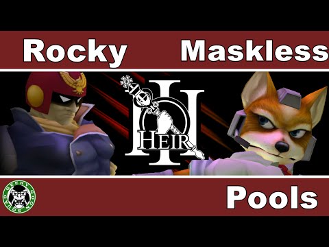 Heir 3 - Rocky (Cpt.Falcon) Vs. Maskless (Fox) - Pools Wave A - Melee Single