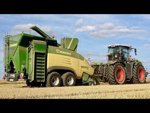 Claas Xerion 5000 | Krone Premos 5000 | AGRARSERVICE SACHSEN | 🇩🇪 DT25