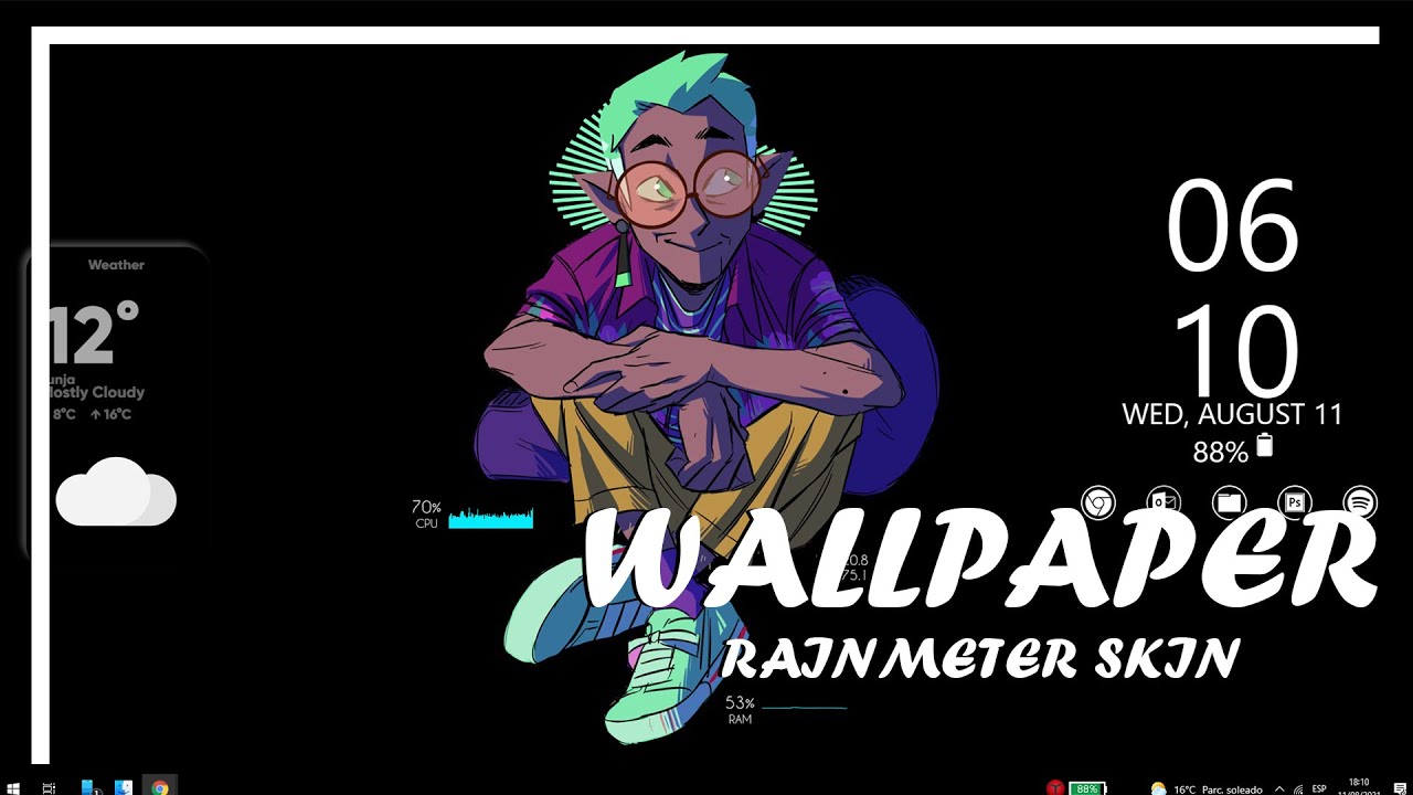 Raine - The Owl House | Wallpaper Rainmeter Skin | Art @DanaTerrace