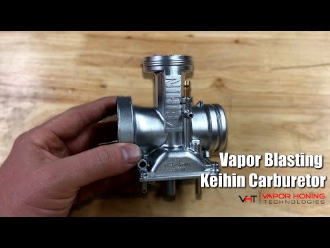 Vapor Blasting a Keihin Carburetor - Vapor Honing Technologies