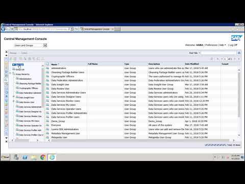 SAP BO Administration Introduction