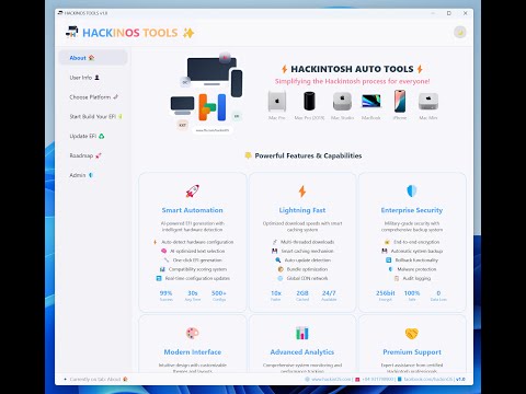 HACKINOS TOOLS v1 0 – Professional Hackintosh EFI Builder