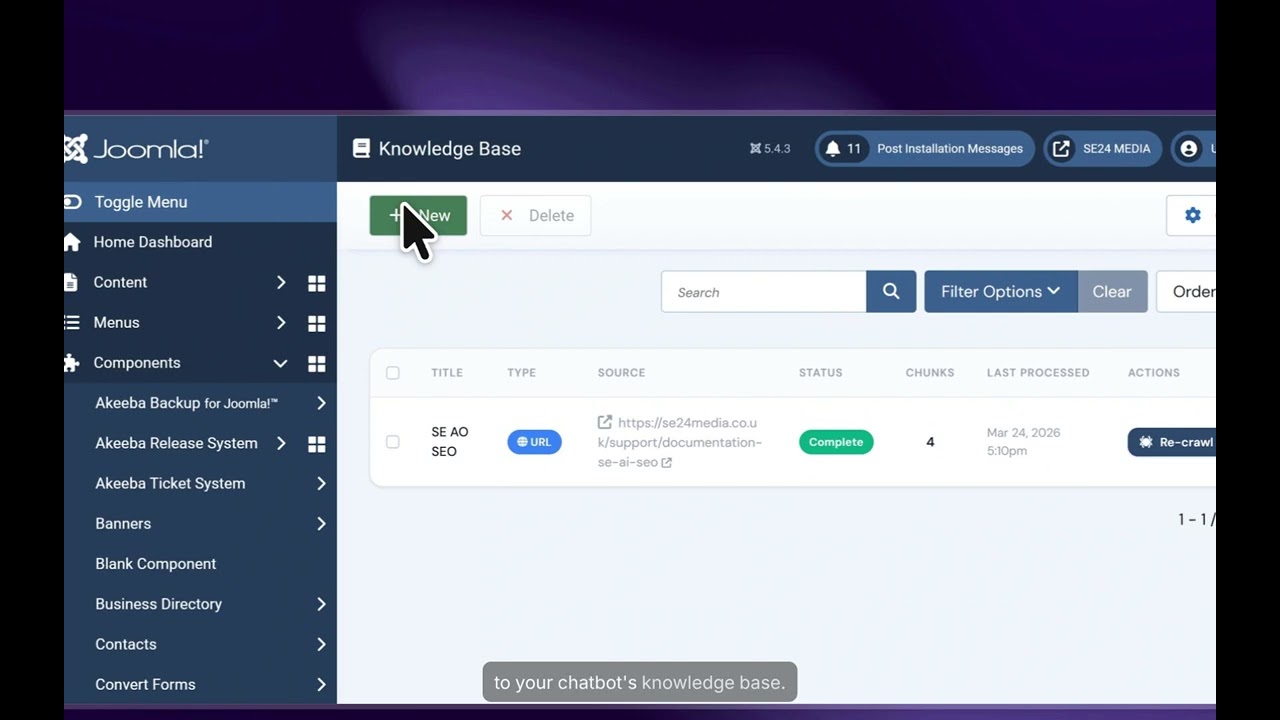 SE AI Chatbot - Video