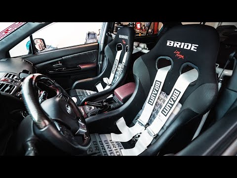 Bride Zeta IV | Braum Harness Bar | 5 Point Braum Harnesses Install | 2015-2021 Subaru WRX STI