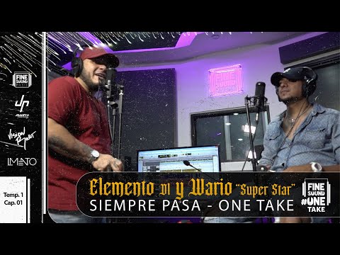 FineSound OneTake 🎙 Siempre Pasa (Live) - Wario "Super Star" ✖️ Elemento Dl