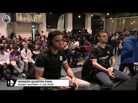 Valhalla III - Solary | Glutonny (Wario) Vs. LSE | Flow (Roy) - Winners Quarters - Ultimate Singles
