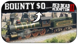 How to do TRAIN HEISTS WITH NO BOUNTY! (Red Dead Redemption 2 Tips & Tricks)