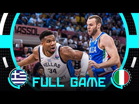 Group Phase | Greece v Italy | Full Basketball Game | FIBA EuroBasket 2025