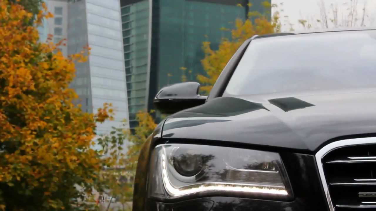 Обзор на Audi A8 с водителем