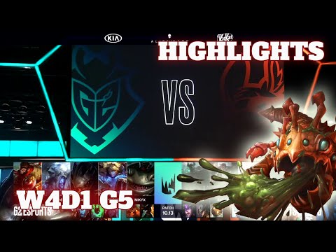 (Highlights) G2 Esports vs Misfits | Week 4 Day 1 S10 LEC Summer 2020 | G2 vs MSF W4D1