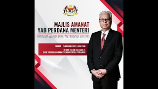 Majlis Amanat YAB Perdana Menteri bersama warga JPM | 25 Januari 2022