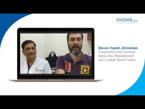 Successful Spine Surgery in India | Happy Patient from Zimbabwe