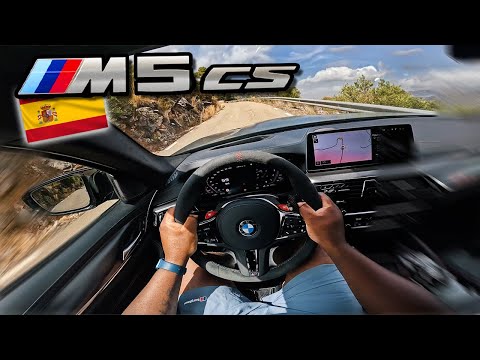 CRAZY BMW M5 cs GETS RIPPED IN SPAIN