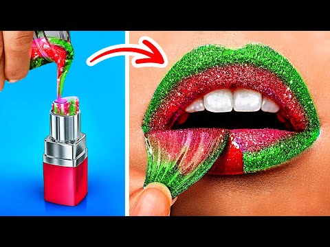 , title : 'COOL GIRLY AND BEAUTY HACKS ||Cool Hair Hacks and Makeup Ideas!From Nerd to Popular by 123 GO!Series'