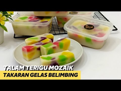 CUMA DIADUK & DIKUKUS, JADI DEH KUE JUALAN SUPER ENAK INI‼️TALAM TERIGU MOZAIK
