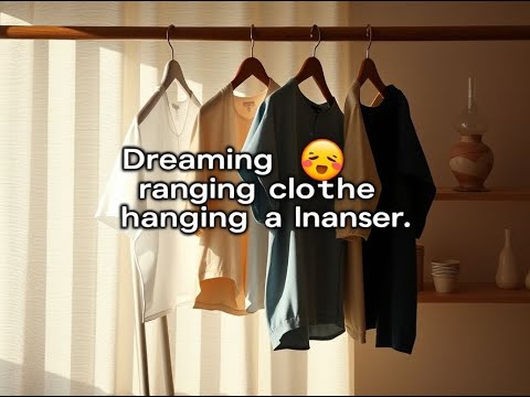 Dream meaning of hanging clothes on a hanger