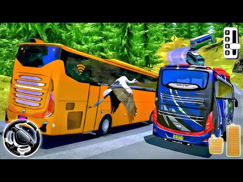 Bus Driving Simulator 2021 - Uphill Offroad Bus Drive Game | Android Gameplay