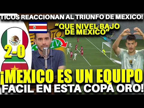 Costa Rican press explodes: “Mexico is not scary” but advances to the next round of the Gold Cup!