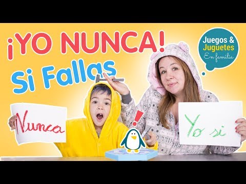 ¡Yo NUNCA nunca! RETO con JUEGO Pingüino LOCO // Juegos y Juguetes en Familia