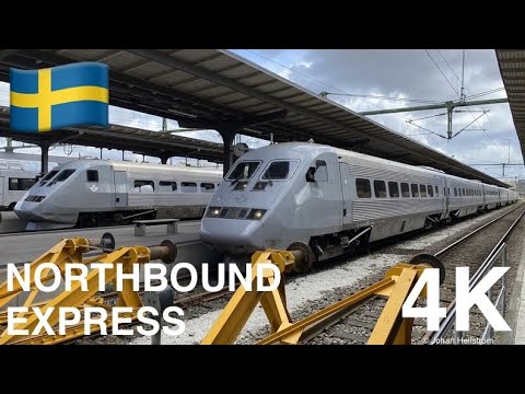 🚅🧭 NORTHBOUND EXPRESS - Train Driver’s View (Gothenburg to Sundsvall)