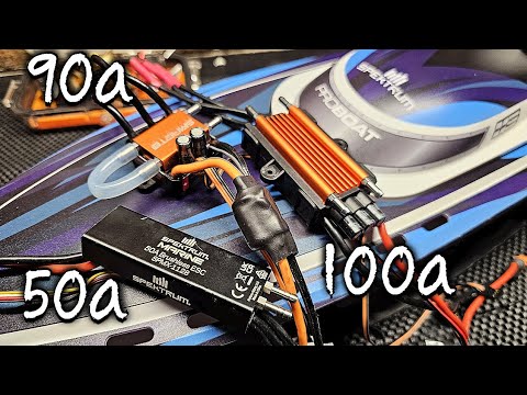 Easy Esc Upgrade SonicWake 24 Spektrum Marine 90a 3 & 4s 