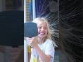 CRAZY hair with a Van de Graaff generator! #stem #shorts