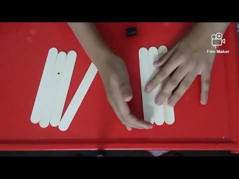 How to make icecream sticks house | Craft with Hajra