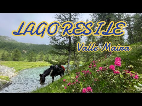 Lake Resile at 2000 m in the Marmora Valley #vallemaira #cuneo