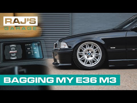 BMW E36 M3 Air Lift Performance install | Raj's Garage EP25