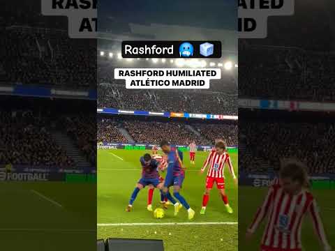Rashford toying with Atletico Madrid players.