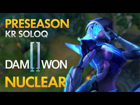 Preseason: Damwon Gaming Nuclear - Ashe Bot Lane - KDA 15/2/10