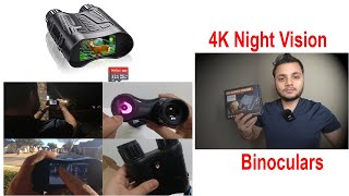 4K Night Vision Binoculars Goggles || FIRST IMPRESSIONS || Best B