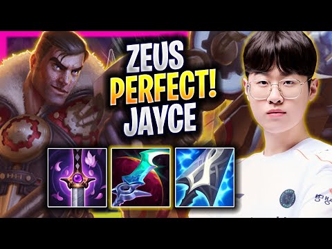 ZEUS PERFECT GAME WITH JAYCE! - HLE Zeus Plays Jayce TOP vs Gwen! | Season 2025