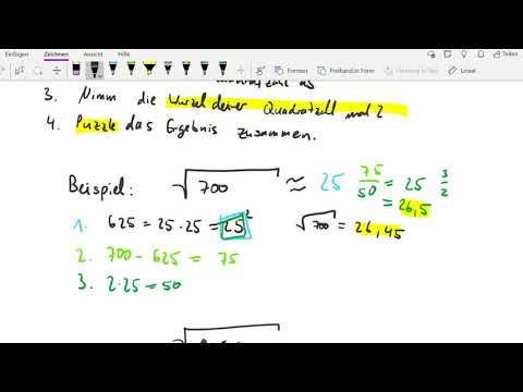 Wurzeln im Kopf abschätzen (mit Kommazahlen)