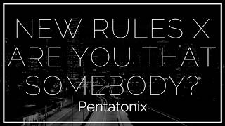 Pentatonix - New Rules x Are You That Somebody? | Lyrics