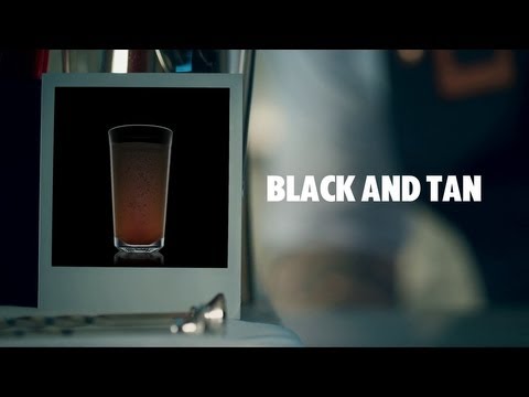 BLACK AND TAN DRINK RECIPE - HOW TO MIX